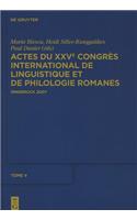 Actes Du Xxve Congrès International de Linguistique Et de Philologie Romanes. Tome V
