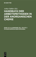 Allgemeiner Teil, Hälfte 2: Physikochemische Bestimmungen