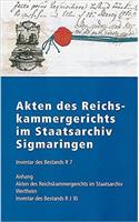 Akten Des Reichskammergerichts Im Staatsarchiv Sigmaringen