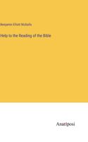 Help to the Reading of the Bible