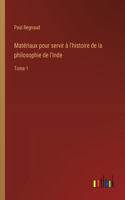 Matériaux pour servir à l'histoire de la philosophie de l'Inde