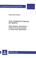 Vom Mimetischen Ursprung Der Sprache