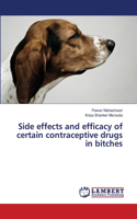 Side effects and efficacy of certain contraceptive drugs in bitches