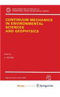 Continuum Mechanics in Environmental Sciences and Geophysics
