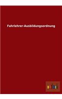 Fahrlehrer-Ausbildungsordnung