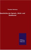 Geschichte der Sprach-, Dicht- und Redekunst