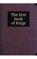 The first book of Kings: (English)
