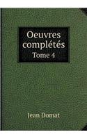 Oeuvres complétés Tome 4