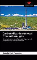 Carbon dioxide removal from natural gas