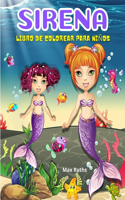 Sirenas Libro De Colorear Para Niños