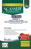 Direct Tax Laws and International Taxation (Paper 4 | CA Final | Assessment 2025-26) Scanner - Including questions and solutions | Applicable for May 2025 Exam | Green Edition