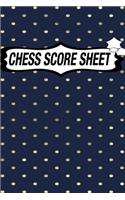 Chess Score Sheet