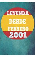 Leyenda Desde Febrero 2001
