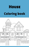 House Coloring book: Kids for Ages 4-8