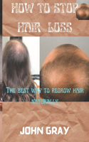 How to stop hair loss