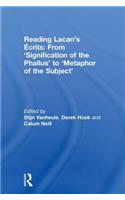 Reading Lacan's Écrits: From 'Signification of the Phallus' to 'Metaphor of the Subject'