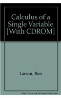 Calculus of a Single Variable