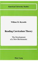 Reading Curriculum Theory