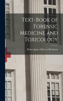 Text-book of Forensic Medicine and Toxicology