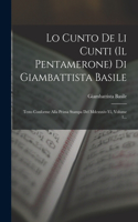 Lo Cunto De Li Cunti (il Pentamerone) Di Giambattista Basile