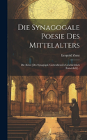 Synagogale Poesie Des Mittelalters