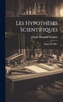 Les Hypothèses Scientifiques