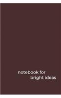 Notebook for Ideas