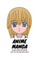 Anime Manga Blank Comic Notebook