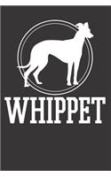 Whippet Notizbuch Notizblock: WHIPPET Notizbuch Notizblock Geschenkidee gepunktet