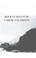 Rock Star Guitar Tabs Blank Sheets