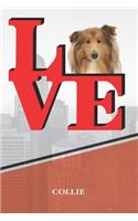 Collie: Dog Love Park Blank Comic Book Journal Notebook Book Is 120 Pages 6x9