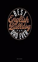 Best English Bulldog Dad Ever: Meal Planner