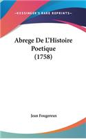 Abrege de L'Histoire Poetique (1758)