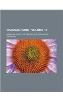 Transactions (Volume 16)