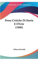 Prose Critiche Di Storia E D'Arte (1900)