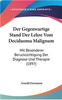 Der Gegenwartige Stand Der Lehre Vom Deciduoma Malignum