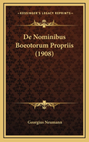 De Nominibus Boeotorum Propriis (1908)