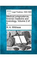 Medical jurisprudence, forensic medicine and toxicology. Volume 2 of 4