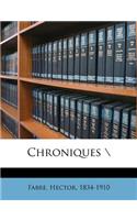 Chroniques \