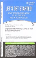 Mindtap Management with Live Plan, 1 Term (6 Months) Printed Access Card for Longenecker/Petty/Palich/Hoy's Small Business Management: Launching & Growing Entrepreneurial Ventures, 18th
