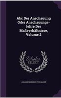 Abc Der Anschauung Oder Anschauungs-lehre Der Maßverhältnisse, Volume 2