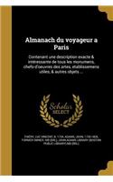 Almanach Du Voyageur a Paris