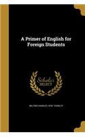 A Primer of English for Foreign Students