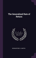 Generalized Rate of Return