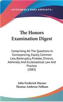 The Honors Examination Digest