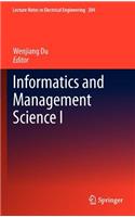 Informatics and Management Science I