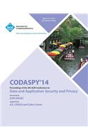 CODASPY 14 4th ACM Conference on Data and Application Security and Privacy