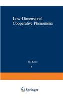 Low-Dimensional Cooperative Phenomena