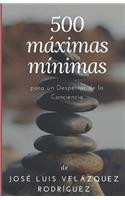 500 máximas mínimas