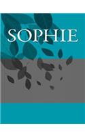 Sophie: Personalized Journals - Write In Books - Blank Books You Can Write In